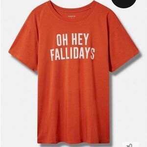 Torrid Oh Hey Fallidays Tee